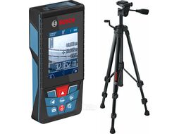 Дальномер лазерный BOSCH GLM 120 C + BT 150 в кор. (0.08 - 120 м, +/- 2 мм/м, IP 54, штатив)