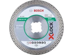 Алмазный круг 125х22,23 мм по керамике сплошн. X-LOCK Best for Hard Ceramic BOSCH (сухая резка)