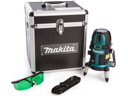 Уровень лазерный MAKITA SK3 12 GDZ (зеленый луч, 10.8V Li-ion,точн-1мм\10м,1.5кг, 4 - линии (3 Вертикальных; 1 - горизонтальная), 3 уров)