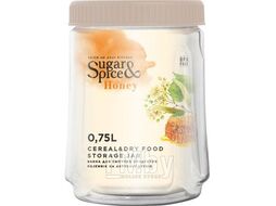 Банка для сыпучих продуктов Honey 0,75 л, латте, SUGAR&SPICE