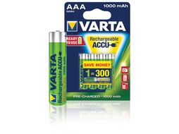 Аккумуляторы Rechargeable Accu 3+1 AAA 1000 mAh R2U (блистер 4шт) VARTA 5703301494