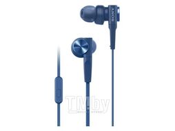 Наушники-гарнитура Sony MDR-XB55AP EXTRA BASS, синий