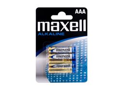 Батарейка AAA LR03 Maxell Алкалайн 4 шт. в блистере 723671