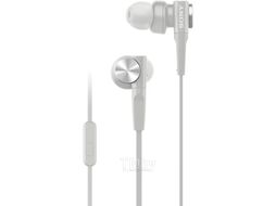 Наушники-гарнитура Sony MDR-XB55AP EXTRA BASS, белый