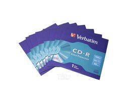 Оптический диск CD-R 700Mb Verbatim DL Extra Protection 52x в конверте 43843