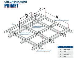 Профиль T 24/29 АЛБЕС белый матовый, 3.7 м