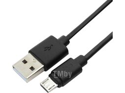 Кабель USB2.0 AM-microBM 1.8м Гарнизон черный, пакет GCC-mUSB2-AMBM-1.8M