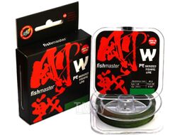 Леска плетеная Fishmaster W4 PE Moss Green 0.242мм (100м)