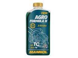 Масло моторное двухтактное синтетическое 1л MANNOL Agro for Husqvarna 7859 API TC, JASO FB