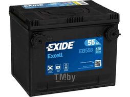 Аккумулятор Excell 55Ah 620A (L +) 230x180x186 mm EXIDE EB558