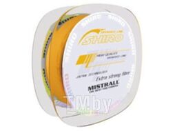 Леска плетеная Mistrall Shiro Bl Orang 0.04мм 150м / ZM-3429104