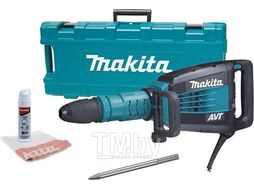 Отбойный молоток MAKITA HM 1214 C (1510 Вт, 19.9 Дж, 1900 уд/мин, патрон SDS-MAX, вес 12.3 кг)