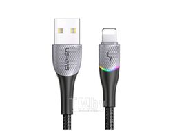 Кабель USB2.0 AM - Type-C 1.0м USAMS U68 Charging & Data черный SJ501USB01