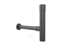 Сифон для раковины Wellsee Drainage System 182115000 (d 32 мм (1 1/4"); длина 346-371 мм; матовый черный)