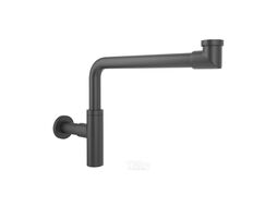 Сифон для раковины Wellsee Drainage System 182125000 (d 32 мм (1 1/4"); длина 328-358 мм; матовый черный)