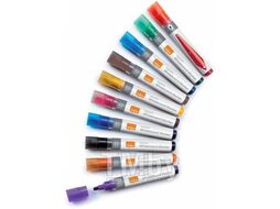 Маркеры NOBO Liquid Ink, ассорти, 10 шт