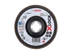 Шлифкруг лепестковый Best for Metal X571 D125 G120 X-LOCK (угл.пластик) 2.608.621.770 BOSCH