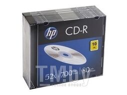 Оптический диск CD-R 700Mb HP 52x slimbox 10 шт. 69310