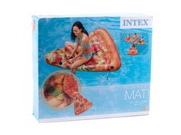 Матрас надувной пластмассовый "Пицца" 175x145 см INTEX