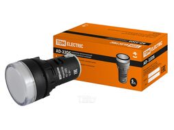 Лампа AD-22DS(LED)матрица d22мм белый 12В AC/DC TDM SQ0702-0015