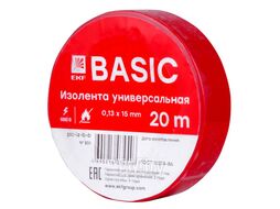 Изолента класс В (0,13х15мм) (20м.) красная EKF Basic