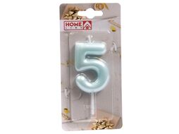 Свеча для торта "Цифра 5" 4x6 см Home Line