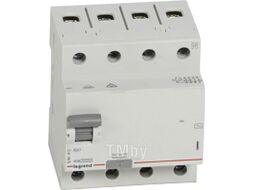 УЗО RX3 4P 25А 30mA 10kA 4M тип AC Legrand 402062