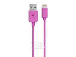 Дата-кабель SMART HIGH SPEED USB - 8 - pin для Apple, розовый Red Line УТ000010035