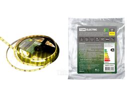 Лента светодиодная SMD2835-60 LED/м-IP65-12 В-4,8 Вт/м-желтый (5 м) TDM SQ0331-0314