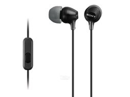 Наушники-гарнитура Sony MDR-EX15AP, черный