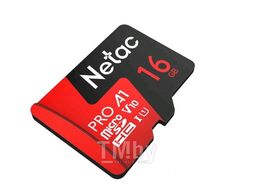 Карта памяти MicroSDHC 16GB V10/U1/C10 Netac P500 Extreme Pro с адаптером