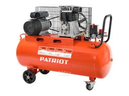 Компрессор Patriot поршневой ременной PTR 100-440I, 440 л/мин, 10 бар, 2200 Вт, 100 л, быстросъемный 1/4" + "елочка" PATRIOT 525301965