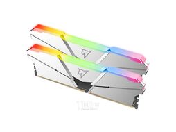 Оперативная память Netac Shadow RGB DDR4-3600 16GB (8GB x 2) C16 Silver NTSRD4P36DP-16S