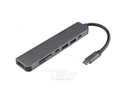 USB-хаб SBOX Type-C - Type-C+HDMI+TF+SD+2xUSB (TYPEC-7IN1)