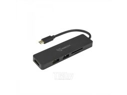 USB-хаб SBOX Type-C - HDMI/USB-3.0/SD+TF-5u1 (ТСА-51)