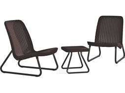 Набор мебели (2 стула, столик) Rio Patio set графит -graphite Keter 211429