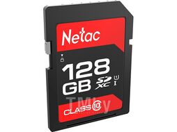 Карта памяти SDXC 128GB U1/C10 Netac P600