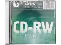 Оптический диск CD-RW 700Mb 12x Data Standard slim