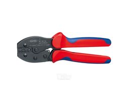 Обжимные клещи PreciForce воронёные 220мм (0,1-2,5 лепестковый) (Knipex) 975234