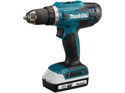 Аккум. дрель-шуруповерт MAKITA DF 488 DWAE в чем. (18.0 В, 2 акк., 2.0 А/ч Li-Ion, 2 скор., 42 Нм, шурупы до 10 мм)