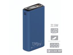 Внешний АКБ QS-30, 30000mAh, 20W, QuickCharge3.0 темно-синий, OLMIO 043842