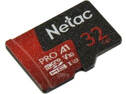 Карта памяти MicroSDHC 32GB V10/U1/C10 Netac P500 Extreme Pro