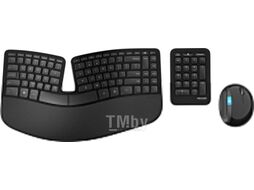 Клавиатура+мышь Microsoft Wireless Sculpt Ergonomic Desktop, (L5V-00017)