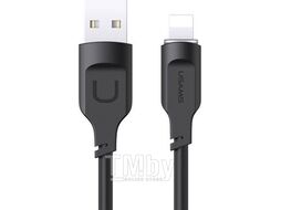 Кабель USB2.0 AM - Lightning 1.2м USAMS Lithe черный SJ565USB01