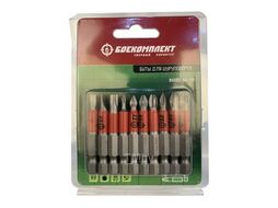 Биты PH/PZ/SL/TORX, 50мм, сталь S2, 10шт, БОЕКОМПЛЕКТ BSET1-50-10