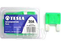 Предохранители плоские MAXi 30A FX serie 32V DC (10 шт./упак.) TESLA FX00.030.010