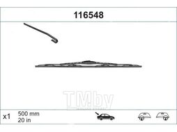 Щетка стеклоочистителя FORD: FIESTA IV 96-99 (500mm) SWF 116548