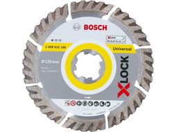 Алмазный круг 125х22,23 мм по керамике сегмент. X-LOCK Standard for Universal BOSCH (сухая резка)