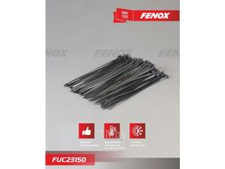 Хомут пластиковый (стяжка) 3x150 мм 100 штук, Черный FENOX FUC23150