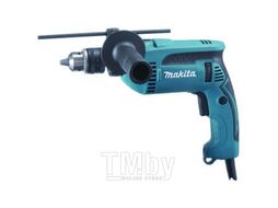 Дрель ударная MAKITA HP 1640 X4 в кор. + набор сверл D-46202 (680 Вт, патрон ЗВП, 1 скор.)